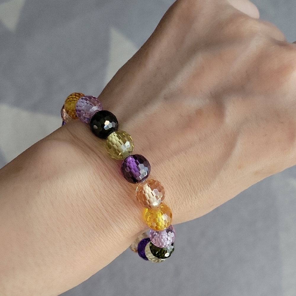 Multi-colored Bead Bracelet